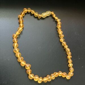 Baby Amber Beaded Necklace